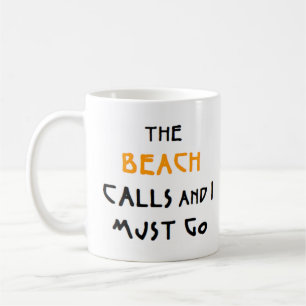 Mug appels de plage