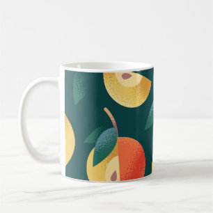 Mug Apple Delight : Vert Foncé Sans Couleur.