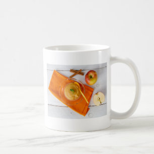 Mug Applesauce à la cannelle et cuillère orange