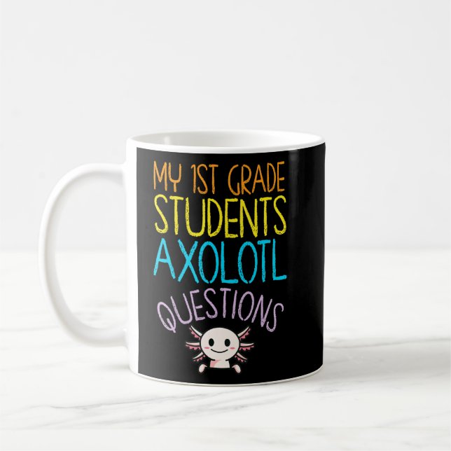 Mug Appréciation de l'enseignant de 1re année I Axolot (Gauche)