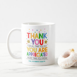 Mug Appréciation du Merci 