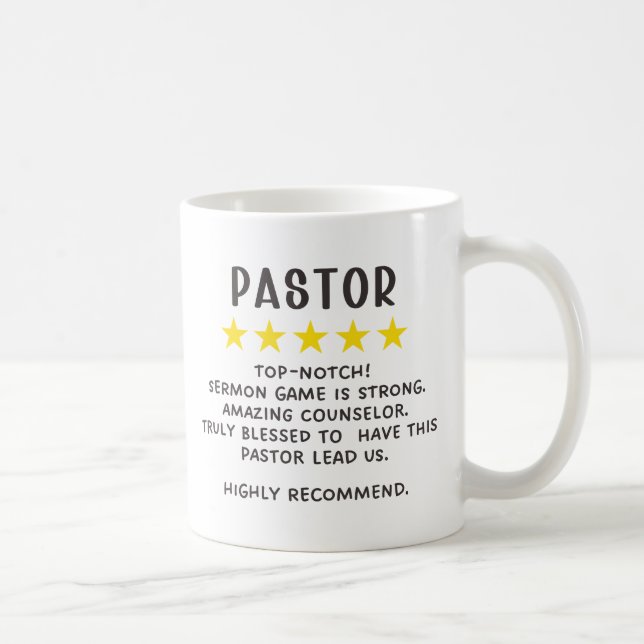 Mug Appréciation du pasteur (Droite)