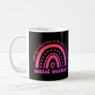 Mug Appréciation et diplôme des travailleurs sociaux