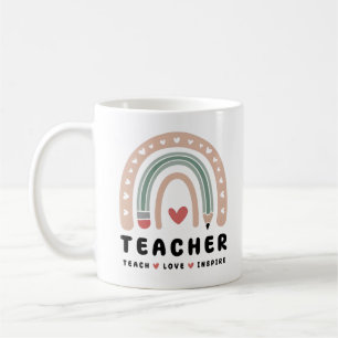 Mug Apprendre Amour Inspirer Design Rétro