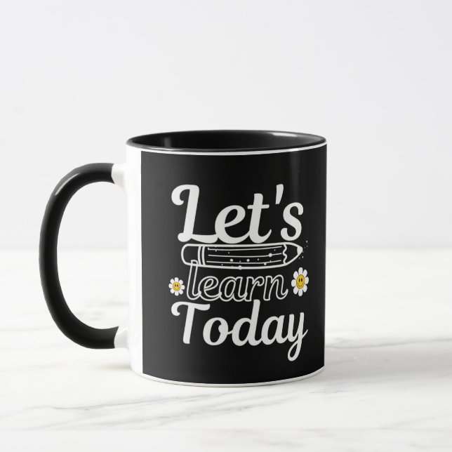 Mug Apprenons aujourd'hui enseignant (Gauche)