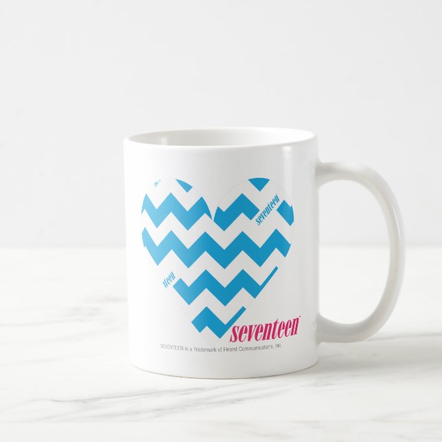 Mug Aqua 4 de zigzag (Droite)