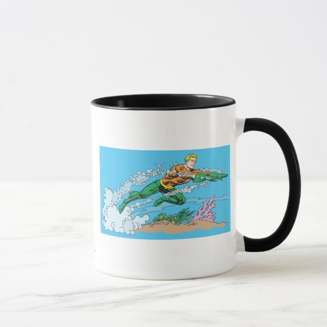 Mug Aquaman Dashes À Travers L'Eau (Droite)