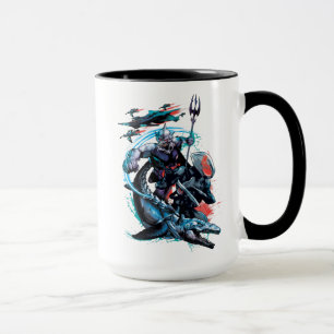 Mug Aquaman   Orm, Manta Noir, Tylosaur, & Ships