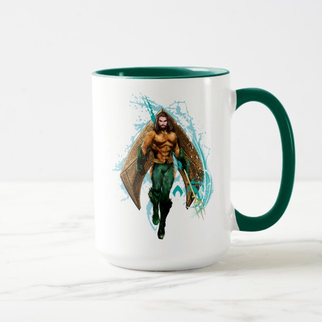 Mug Aquaman | Prince Orin Avec Logo Aquaman (Droite)