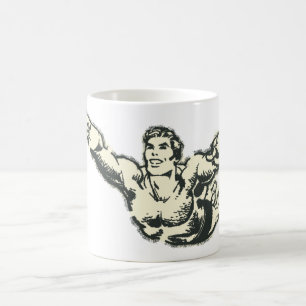 Mug Aquaman Soars BW