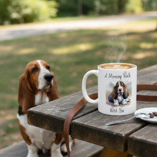 Mug Aquarelle Basset Hound Personnaliser