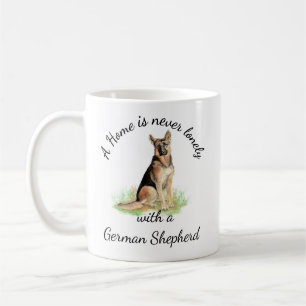 Mug Aquarelle berger allemand chien animal animal anim