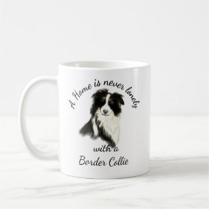 Mug Aquarelle Bordure Collie Chien Animal animal de co