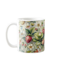 Aquarelle botanique vintage du jardin de fraises
