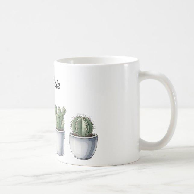 Mug aquarelle cactus (Droite)