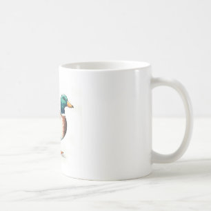Mug Aquarelle de canard de Mallard