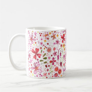 Mug Aquarelle de fleurs sauvages