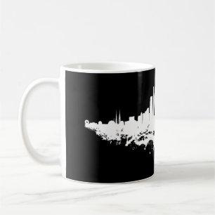 Mug Aquarelle de la ligne aérienne de Los Angeles