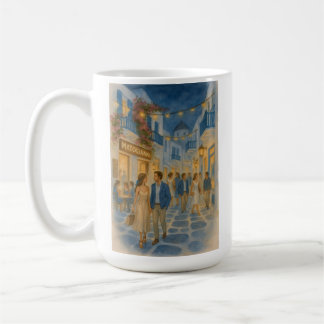 Mug Aquarelle de Mykonos Grèce