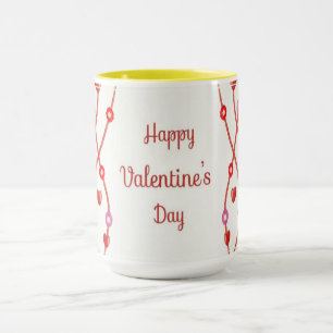 Mug Aquarelle de Saint-Valentin Design-23223