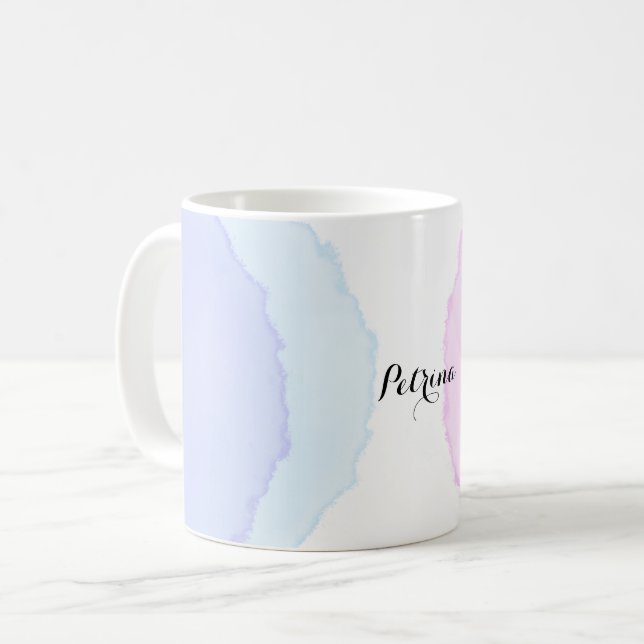 Mug Aquarelle délicate (Devant gauche)