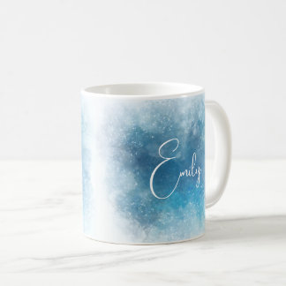 Mug Aquarelle design personnalisé avec nom