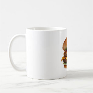 Mug Aquarelle Dessin de délicieux cheeseburger