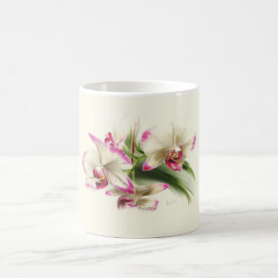 Mug Aquarelle d'une orchidée, Phalaenopsis -