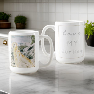 Mug Aquarelle Fière Golden Retriever Chien Personnalis