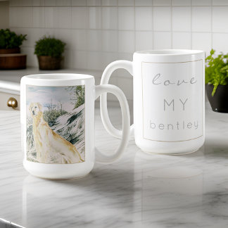 Mug Aquarelle Fière Golden Retriever Chien Personnalis