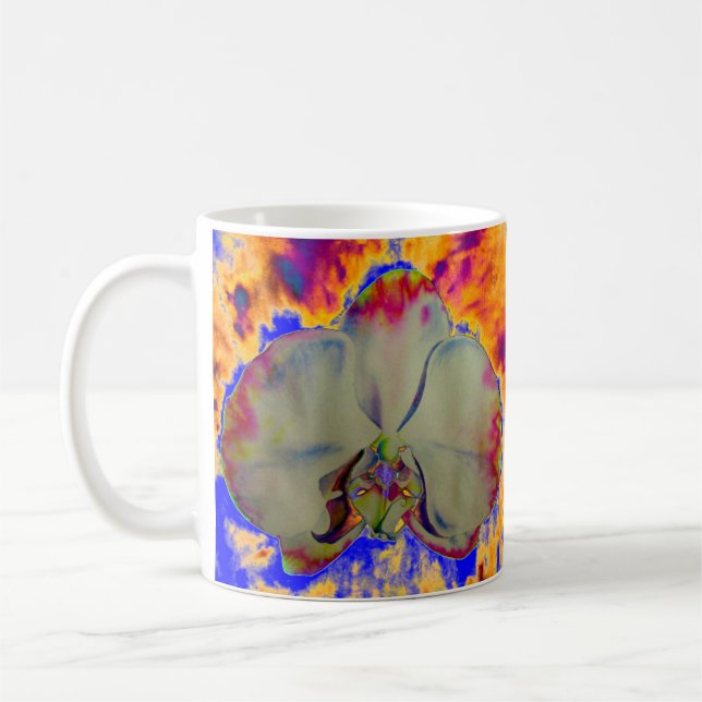 Mug aquarelle florale Abstraite (Gauche)