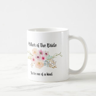 Mug Aquarelle Florale MÈRE DE LA FÊTE MARINE