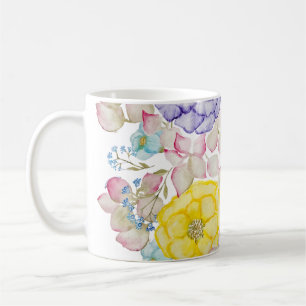Mug Aquarelle florale motif élégant