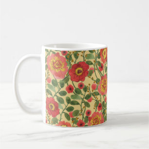 Mug Aquarelle florale rétro : Élégance intemporelle
