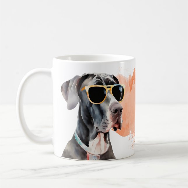 Mug Aquarelle Géante Géante Douce (Gauche)