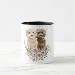 Mug Aquarelle Labradoodle /Goldendoodle