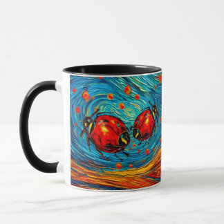 Mug Aquarelle Ladybug