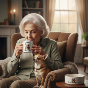 Mug Aquarelle Meilleur Ami/Personnaliser de Grammy