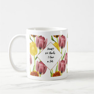 Mug Aquarelle multicolore Tulip Floral