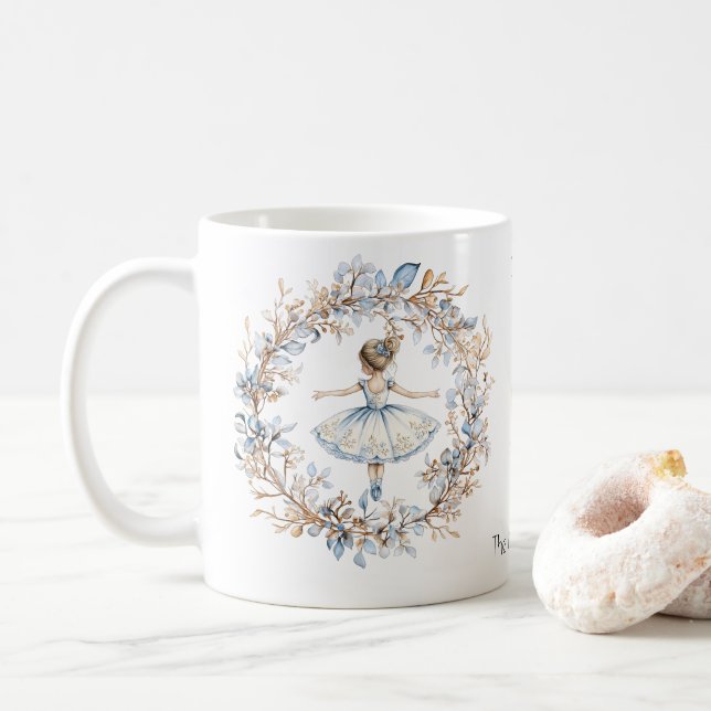 Mug Aquarelle Noisette Noël (Avec donut)