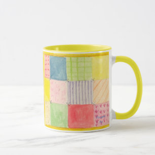 Mug Aquarelle Patchwork Quilg