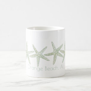 Mug Aquarelle personnalisable Starfish Trio