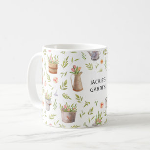 Mug Aquarelle personnalisée Jardin
