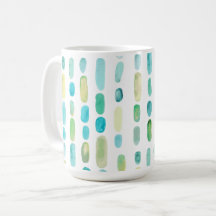 Aquarelle Plage Verre de mer Gems