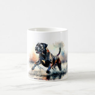 Mug Aquarelle puissante Canne Corso chien