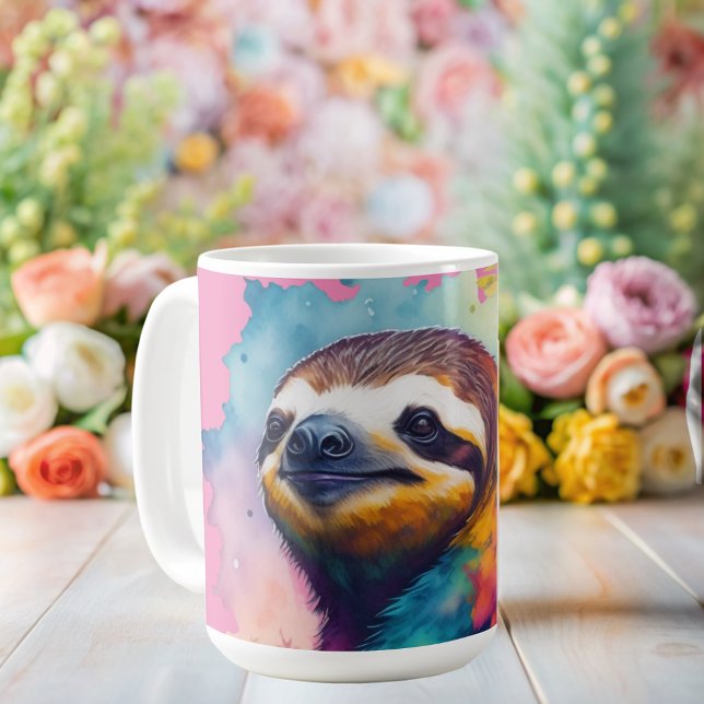 Mug Aquarelle rose pâle (Créateur téléchargé)