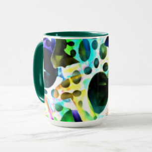 Mug Aquarelle rustique avec trous et découpes