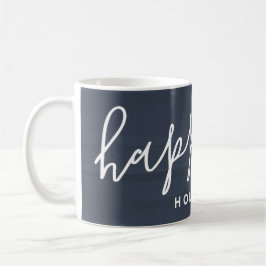 Mug Aquarelle rustique Joyeux jours fériés Photo perso
