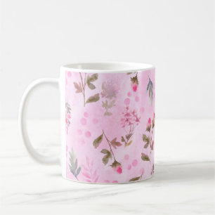 Mug Aquarelle transparente dessinée à la main motif av