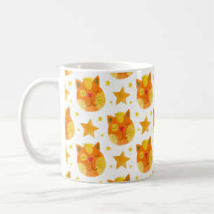 Mug Aquarelle transparente motif des visages et des ét